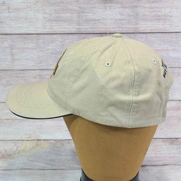 Vintage America's Most Wanted Strapback Cap Max Hat Beige AMW TV Show Adjustable - Picture 6 of 10